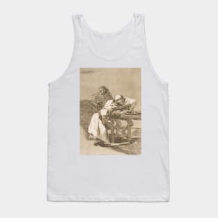 Be quick, they are waking up by Francisco Goya Tank Top